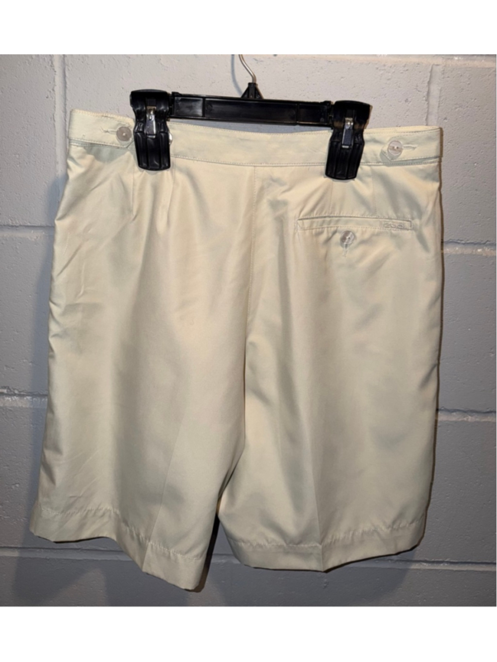 Women's Lizgolf Beige Khaki Shorts Size 6 Preppy Summer Resort Bermuda Golf - Picture 3 of 10